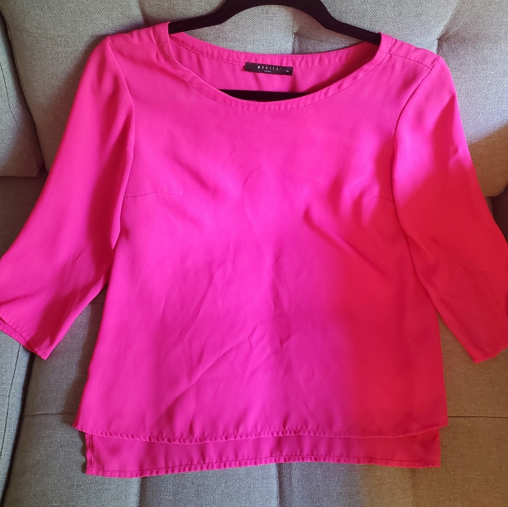 Mojito blouse with 3/4 sleeves